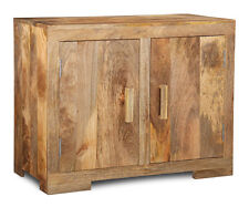 SOLID MANGO WOOD LIGHT SMALL SIDEBOARD NEW INDIAN FURNITURE 
