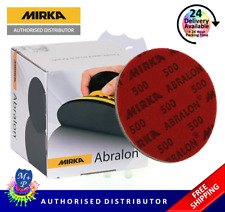 Mirka Abralon 6" 150mm P500 to P4000 Pack of 5, 10 or 20 Choose Grit & Quantity