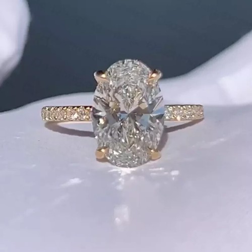 75ctw oval cut moissanite - 3.75ctw,