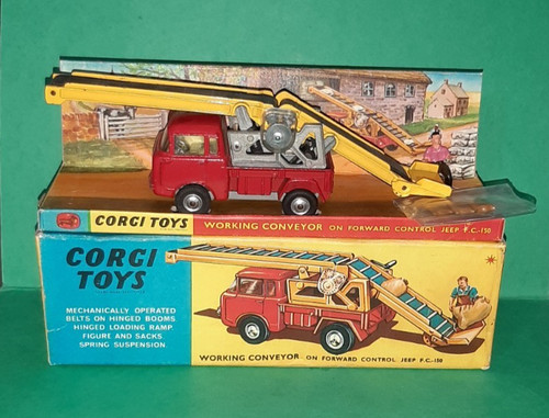 Corgi jeep with - fc,