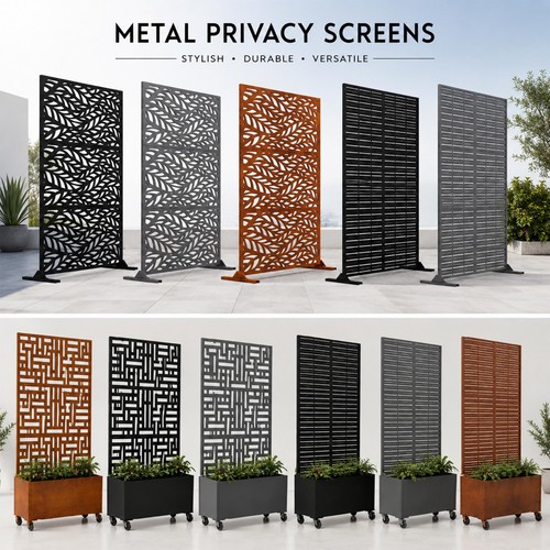 Metal garden privacy - metal,