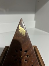  Sheesham wood pyramid incense
