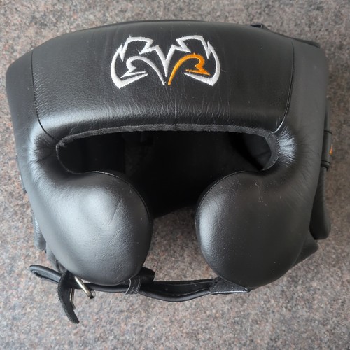 Rival black boxing - black, headguard