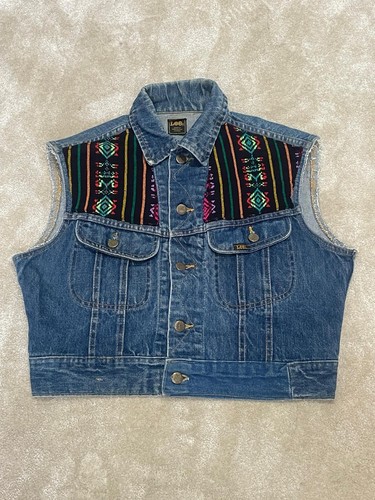 Vintage lee riders denim - vintage, vest