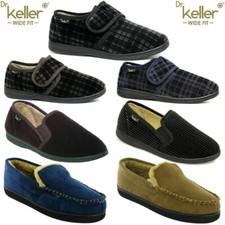 DR KELLER MENS SLIPPERS STRAP