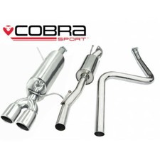 Ford Fiesta Mk7 1.2/1.4/1.6 Cat Back Cobra Sport Exhaust (NonFlex/Res) FD61