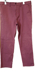 M&S Mens Trousers. Raspberry. Reg fit size 38w 31 ins leg. Cotton blend Summer