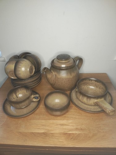 Denby romany tea set teapot - set.,