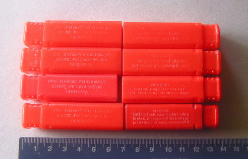 Small empty drill bit boxes - drill,