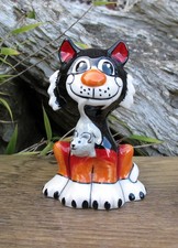 Lorna Bailey TINY RAT CATCHER Cat Limited Edition 1/4 Open Day 07 Signed in Red