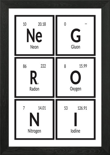 Negroni periodic table - periodic,