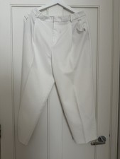 Zara white trousers. Size L. Comes from a smoke/pet free home
