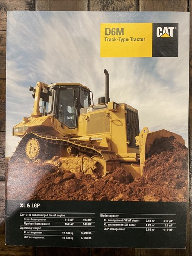Caterpillar d6m brochure 99 - caterpillar, ‘99