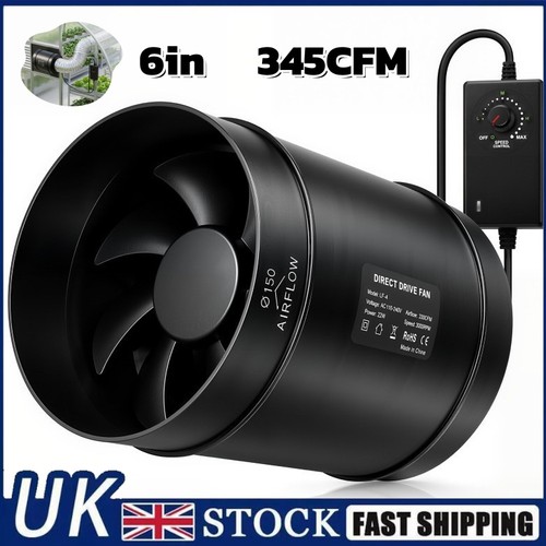 Inline extraction fan - in,
