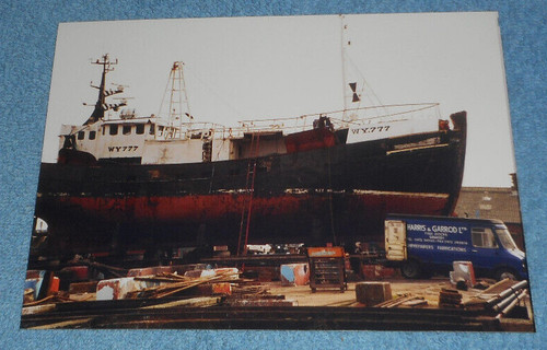 Vintage english fishing boat - vintage,