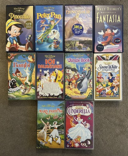 Disney video vhs bundle - disney,