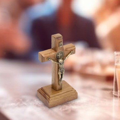 Wooden standing cross small - wooden,