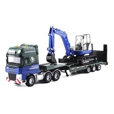 Flatbed Trailer Loaded Truck