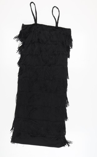 Smiffys women black fringe - smiffys,