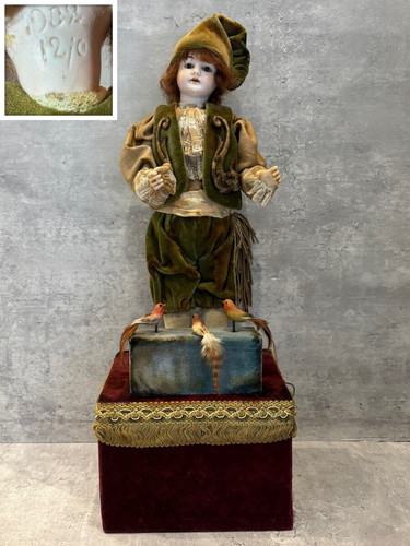 Antique french automaton boy - antique,