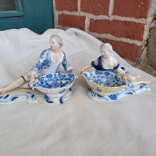 Antique meissen sweetmeat - meissen, blue