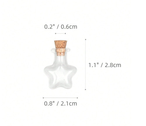 Tiny mini glass bottles - tiny,