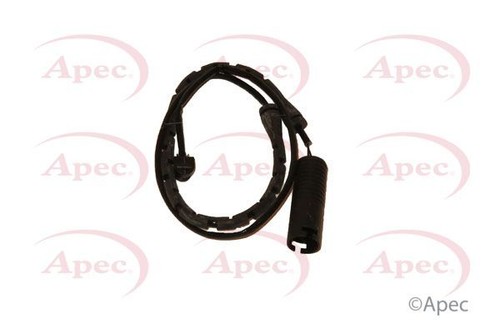 Apec front brake - pad, warning