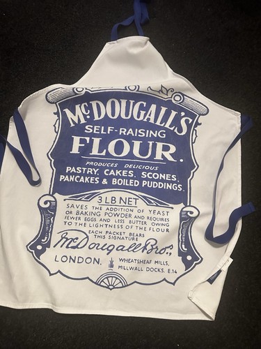 Vintage mcdougalls flour - vintage, apron