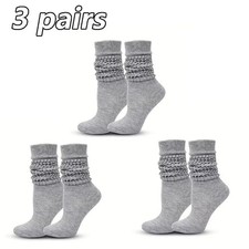 2/3Pairs Ladies Slouch Socks
