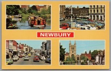 NEWBURY Berkshire Multiview Postcard