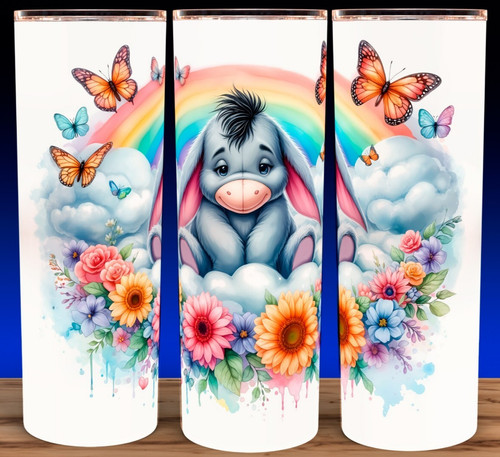 Eeyore with butterflies a - eeyore, on