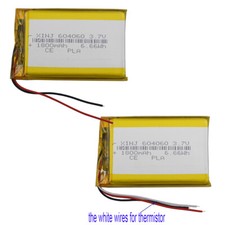 3.7V 1800mAh 6.66Wh 604060