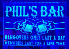 mancave personalised bar sign