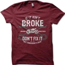 Motorcycle Biker cafe racer custom bike Gift for him Dad t-shirt 9093