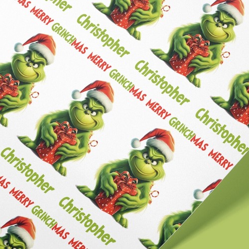 Personalised grinch christmas - personalised,