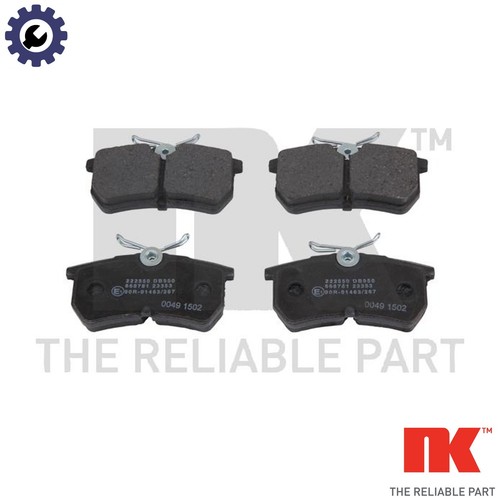 Brake pad set disc - brake,
