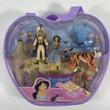 Disney Jasmine Aladdin Playset Magic Carpet Store Hammersmith Rare Carry Abu