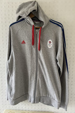 Adidas Olympics tracksuit top LONDON 2012 Team GB Track Hoodie (XL)