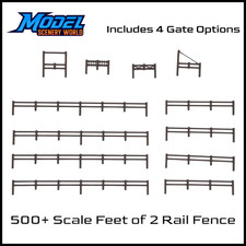 2 Rail Fence 500' + 4 Gates -