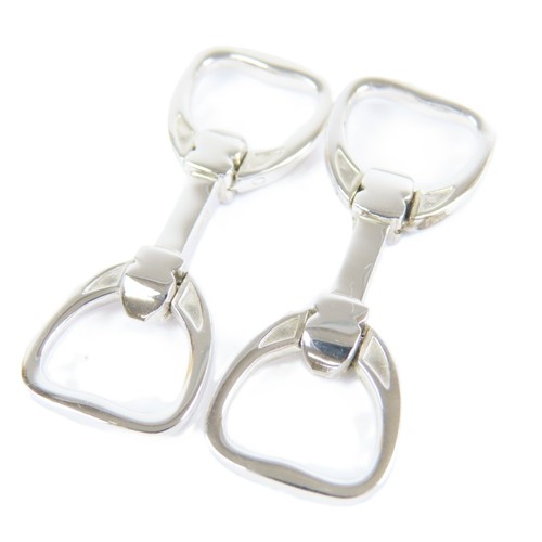 Hermes horsebit cufflinks - horsebit,