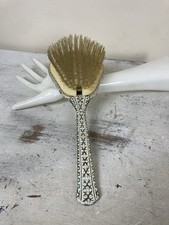 Vintage Hairbrush White Gold