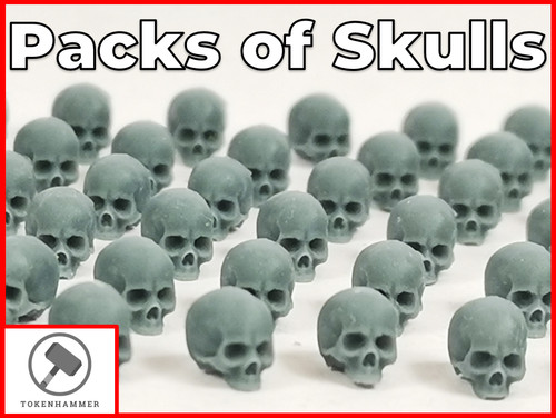 Packs skulls for - skulls, basing