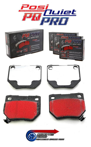 Pro rear brake pads - pq,