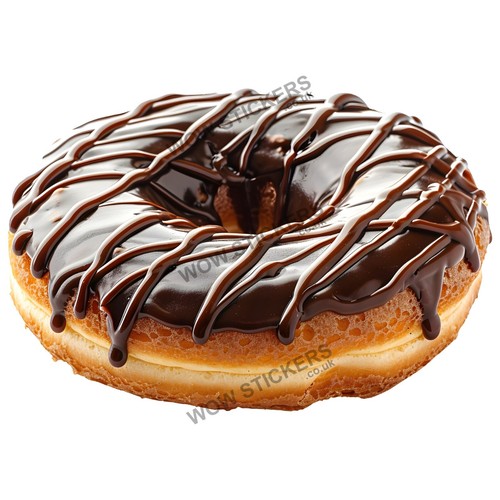 Chocolate topped ring - topped,