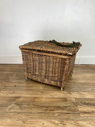 Vintage fishing wicker - vintage, basket