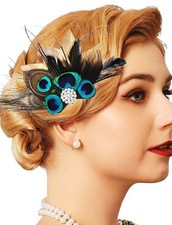 1920s Feather Hair Piece