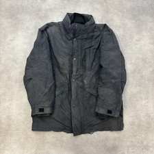 Schott MA 7 Parka Jacket Mens XL Fleece Lined Flight Army Military Coat, Black