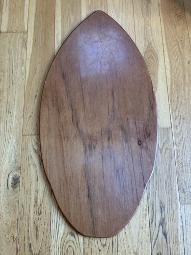 Vintage wooden boogie board - vintage,