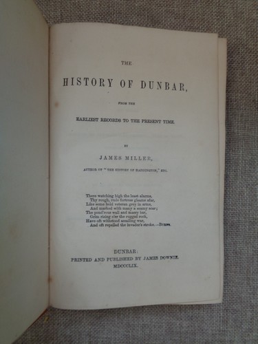 Miller the history dunbar - miller.,