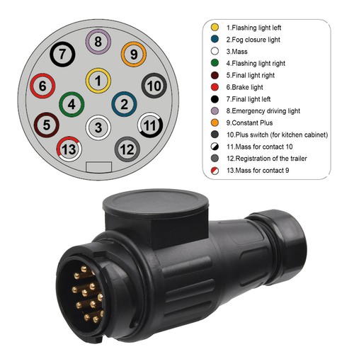Pin 12v trailer plug - trailer,